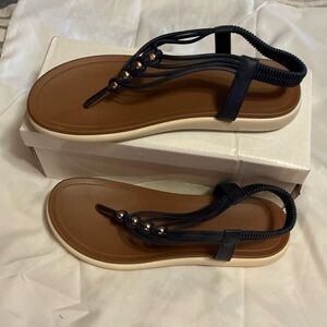 Elegant Navy Sandals